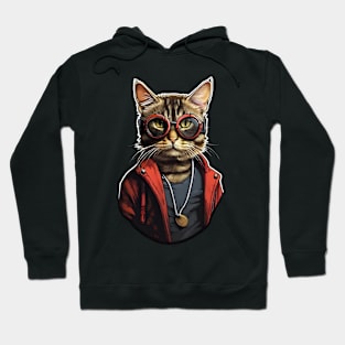 Cat In Human Clothes Unique Design Hoodie